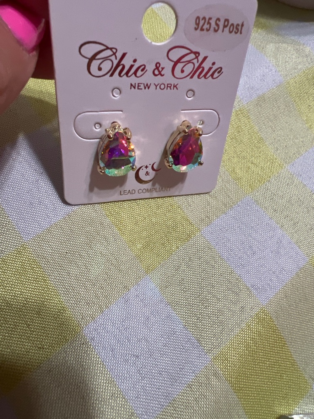 Chic & Chic New York Iridescent Earrings